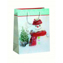 Christmas Gift Bags Large Snowman 72407